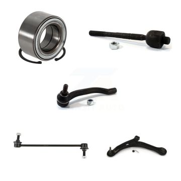 Front Left Bearing Lower Control Arm Tie Rod End Link Kit (5Pc) For Honda Pilot Acura MDX K77-101280