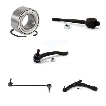 Front Left Bearing Lower Control Arm Tie Rod End Link Kit (5Pc) For Honda Pilot Acura MDX K77-101281