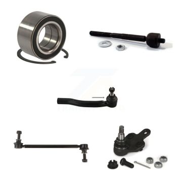 Front Right Bearing Lower Ball Joint Tie Rod & Link Kit (5Pc) For 2004-2010 Toyota Sienna K77-101290
