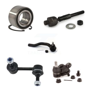 Front Right Bearing Lower Ball Joint Tie Rod & Link Kit (5Pc) For 06-11 Honda Civic 1.8L K77-101296