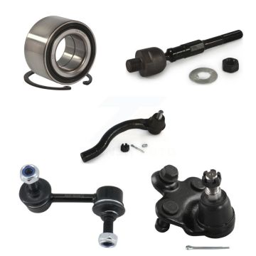 Front Right Bearing Lower Ball Joint Tie Rod & Link Kit (5Pc) For 06-11 Honda Civic 1.8L K77-101297