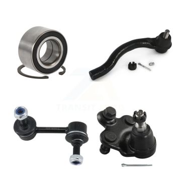 Front Right Bearing Lower Ball Joint Outer Tie Rod & Link Kit For 06-11 Honda Civic 2.0L K77-101300