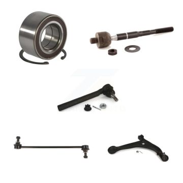 Front Right Bearing Lower Control Arm Ball Joint Tie Rod Link Kit (5Pc) For Honda Odyssey K77-101305