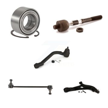 Front Right Bearing Lower Control Arm Tie Rod Link Kit (5Pc) For Kia Optima Hyundai Azera K77-101307