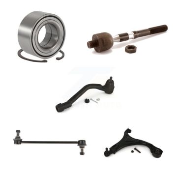 Front Right Bearing Lower Control Arm with BJ Tie Rod & Link Kit (5Pc) For Hyundai Sonata K77-101308