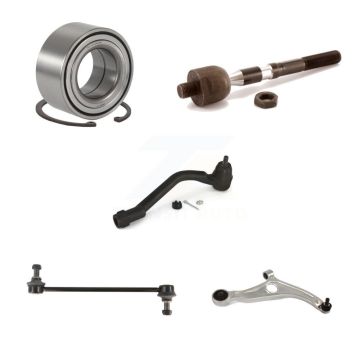 Front Right Bearing Lower Arm Tie Rod Link Kit (5Pc) For Kia Optima Hyundai Sonata Azera K77-101309