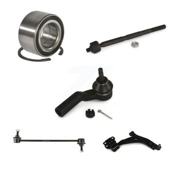 Front Right Bearing Lower Control Arm Tie Rod & Link Kit (5Pc) For 2013-2019 Ford Escape K77-101318
