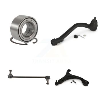Front Right Bearing Lower Control Arm with BJ Outer Tie Rod & Link Kit For Hyundai Sonata K77-101333