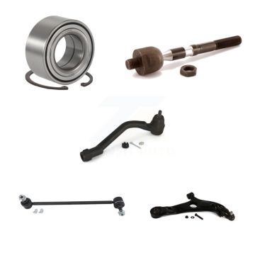 Front Right Bearing Lower Control Arm Tie Rod & Link Kit (5Pc) For Kia Optima GAS engine K77-101347