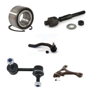 Front Right Bearing Lower Control Arm Tie Rod & Link Kit (5Pc) For 06-11 Honda Civic 1.8L K77-101350
