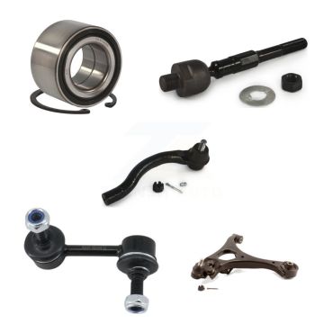 Front Right Bearing Lower Control Arm Tie Rod & Link Kit (5Pc) For 06-11 Honda Civic 1.8L K77-101351