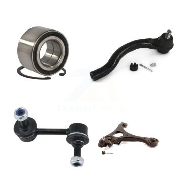 Front Right Bearing Lower Control Arm Outer Tie Rod & Link Kit For Honda Civic 1.3L 1.8L K77-101356