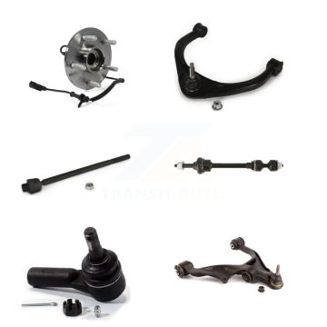 Front Right Bearing Lower Upper Control Arm Tie Rod Link Kit (6Pc) For 2012 Ram 1500 4WD K77-101369