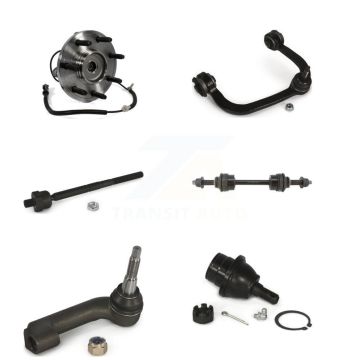 Front Right Bearing Upper Control Arm with BJ Lower Ball Joint Tie Rod Link Kit (6Pc) For K77-101374