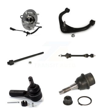 Front Right Bearing Upper Control Arm with BJ Lower Ball Joint Tie Rod Link Kit (6Pc) For K77-101376