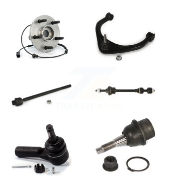 Front Right Bearing Upper Control Arm Lower Ball Joint Tie Rod & Link Kit (6Pc) For Dodge K77-101377