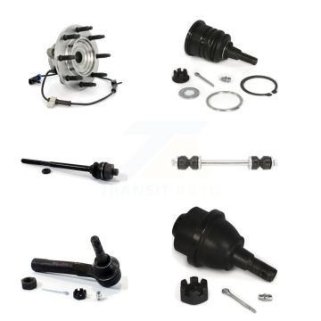 Front Bearing Upper Lower Ball Joint Tie Rod Link Kit (6Pc) For Chevrolet Silverado 2500 K77-101386
