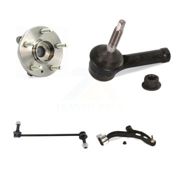 Front Right Bearing Lower Control Arm Outer Tie Rod & Link Kit For Ford Flex Lincoln MKT K77-101435