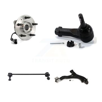 Front Right Hub Bearing Lower Control Arm Outer Tie Rod & Link Kit For Chevrolet Equinox K77-101441