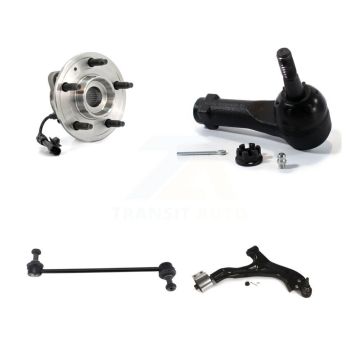 Front Right Bearing Lower Control Arm Outer Tie Rod & Link Kit For Chevrolet Equinox 3.6L K77-101442