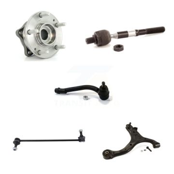 Front Right Hub Bearing Lower Control Arm Tie Rod Link Kit (5Pc) For Hyundai Santa Fe Kia K77-101444