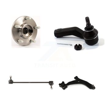 Front Right Bearing Lower Control Arm with Ball Joint Outer Tie Rod Link Kit For Mazda 3 K77-101448