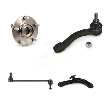 Front Right Bearing Lower Control Arm Outer Tie Rod Link Kit For 07-12 Nissan Sentra 2.5L K77-101449