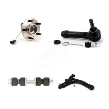 Front Right Bearing Lower Control Arm Outer Tie Rod Link Kit For Chevrolet Impala Pontiac K77-101452