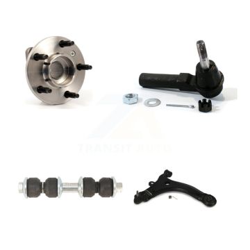 Front Right Bearing Lower Control Arm Outer Tie Rod Link Kit For Chevrolet Impala Pontiac K77-101454