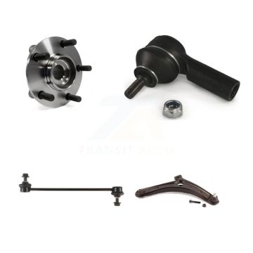 Front Right Hub Bearing Lower Control Arm Outer Tie Rod & Link Kit For Mitsubishi Lancer K77-101458