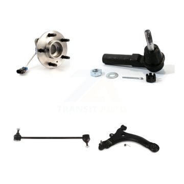 Front Right Bearing Lower Control Arm Outer Tie Rod Link Kit For Pontiac Grand Prix Buick K77-101462