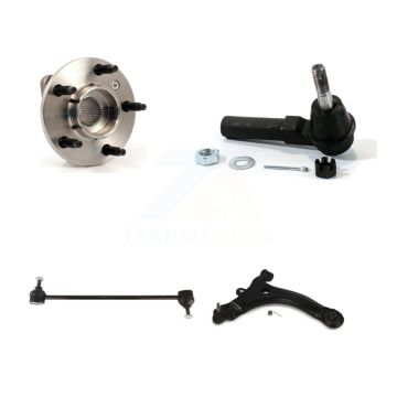 Front Right Hub Bearing Lower Control Arm Outer Tie Rod & Link Kit For Pontiac Grand Prix K77-101463