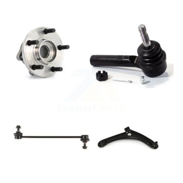 Front Right Hub Bearing Lower Control Arm Outer Tie Rod & Link Kit For 2009 Dodge Caliber K77-101464