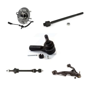 Front Right Hub Bearing Lower Control Arm Tie Rod & Link Kit (5Pc) For 2012 Ram 1500 4WD K77-101476
