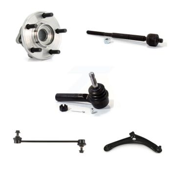 Front Right Hub Bearing Lower Control Arm Tie Rod & Link Kit (5Pc) For 2009 Dodge Caliber K77-101480