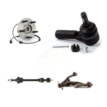 Front Left Hub Bearing Lower Control Arm Outer Tie Rod & Link Kit For Ram 1500 Dodge 4WD K77-101493