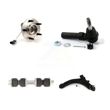 Front Left Bearing Lower Control Arm Outer Tie Rod Link Kit For Buick Chevrolet LaCrosse K77-101497