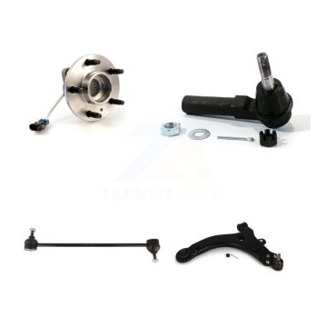 Front Left Bearing Lower Control Arm Outer Tie Rod Link Kit For Pontiac Grand Prix Buick K77-101501
