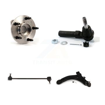 Front Left Hub Bearing Lower Control Arm Outer Tie Rod & Link Kit For Pontiac Grand Prix K77-101502