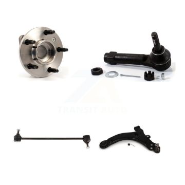 Front Left Bearing Lower Control Arm with BJ Outer Tie Rod & Link Kit For Pontiac Montana K77-101505