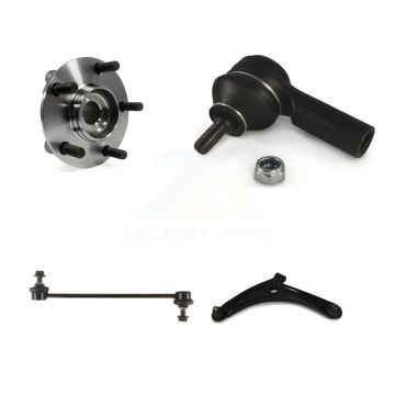Front Left Bearing Lower Control Arm with BJ Outer Tie Rod Link Kit For Mitsubishi Lancer K77-101508