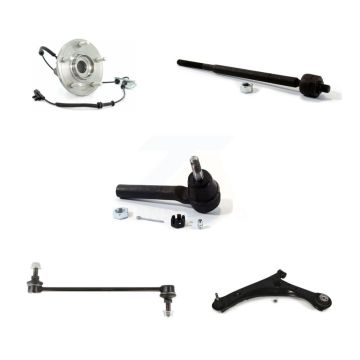 Front Left Bearing Lower Arm Tie Rod Link Kit (5Pc) For Dodge Grand Caravan Chrysler Town K77-101520