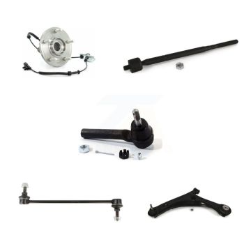 Front Left Bearing Lower Arm Tie Rod Link Kit (5Pc) For Dodge Grand Caravan Chrysler Town K77-101521