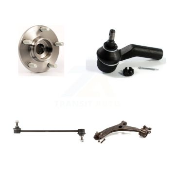 Front Left Bearing Lower Control Arm with Ball Joint Outer Tie Rod & Link Kit For Mazda 3 K77-101524