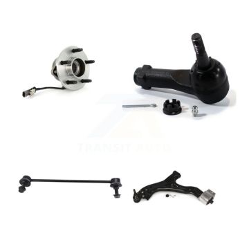 Front Left Hub Bearing Lower Control Arm Outer Tie Rod Link Kit For Saturn Vue Chevrolet K77-101536