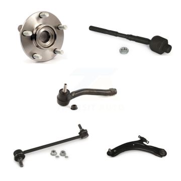 Front Left Hub Bearing Lower Control Arm Tie Rod & Link Kit (5Pc) For Nissan Rogue Select K77-101539