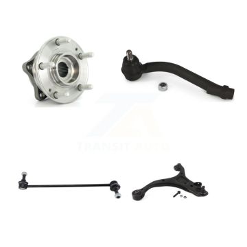Front Left Hub Bearing Lower Control Arm Outer Tie Rod Link Kit For Hyundai Santa Fe Kia K77-101541
