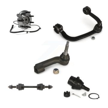 Front Right Bearing Upper Control Arm Lower Ball Joint Outer Tie Rod & Link Kit (5Pc) For K77-101547