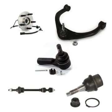 Front Right Upper Arm Lower Ball Joint Outer Tie Rod & Link Kit (5Pc) For Dodge Ram 1500 K77-101556