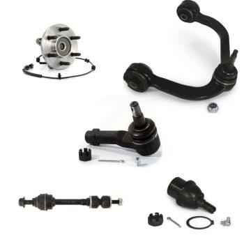 Front Left Bearing Upper Arm Lower Ball Joint Outer Tie Rod Link Kit (5Pc) For Ford F-150 K77-101560